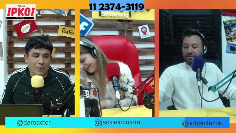 Presentación de Rústico con el primer episodio de Pokeno Periodismo