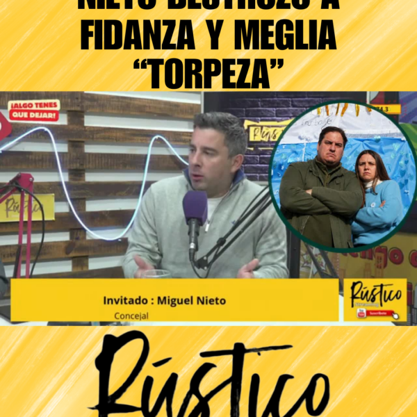 Miguel Nieto destrozó a Fidanza y Meglia